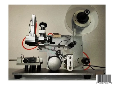 Semi-Auto Flat Label Machine Table Top #34340