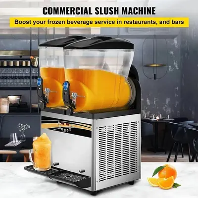 Slush Machine - 2 x 15 litre dispenser -