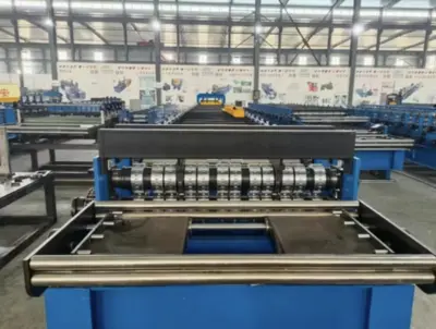 1.5'' Composite Corrugated Metal Floor Decking Roll Forming Machine USA