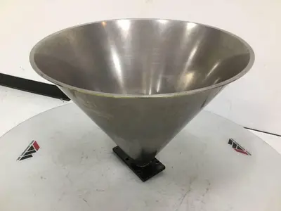 USED METAL FABRICATOR HOPPER18IN