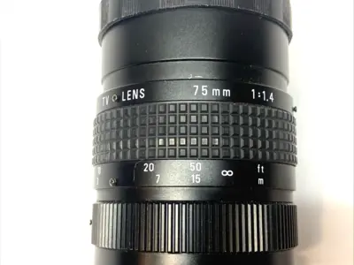 Used Pentax Machine Vision Lens 75mm F 1:1.4 C-Mount w/ Cover Optics Michigan US | Maverick Industrial Sales #1410796