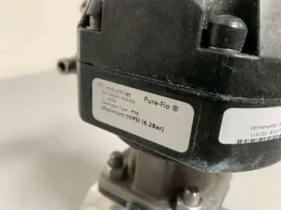 USED 3 ITT PURE-FLO 1.5" A217 DIAPHRAGM ACTUATORS & 2 1" A290 DIAPHRAGM ACTUATORS
