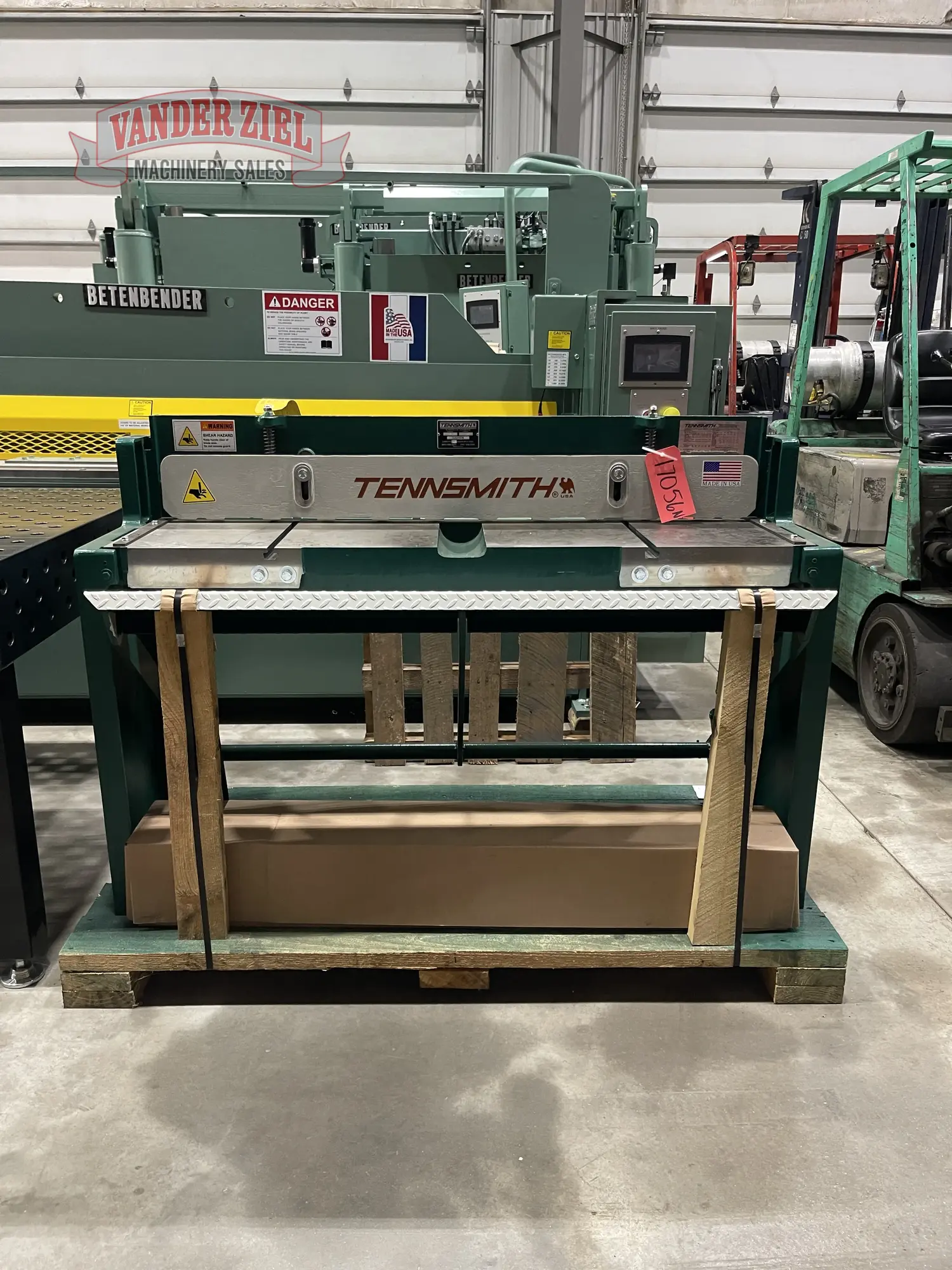 New | in-Stock TENNSMITH 52 Foot Power Shears Michigan US | Vander Ziel Machinery Sales #480062