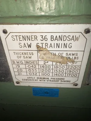 Stenner UHM 36 Resaw