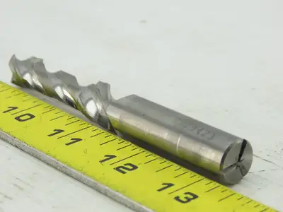 12mm 3 Flute Coolant Thru Reduced Flute Profile End Mill 14mm Shank