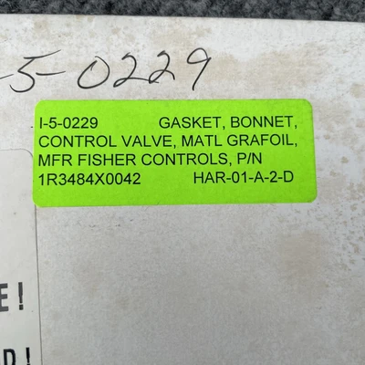 New | in-Stock Fisher 1R3484X0042 Seals & Gaskets California US | Davliegogo LLC #1707099