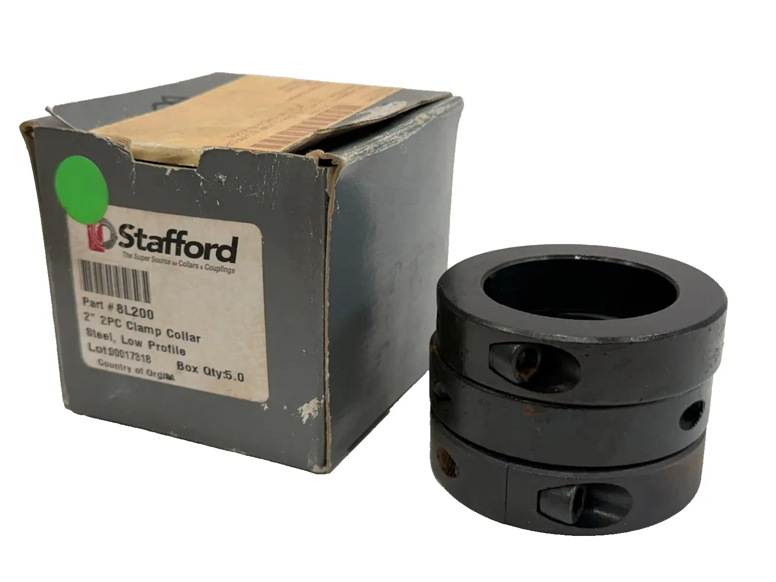 NEW LOT OF 3 STAFFORD 8L200 2 INCH CLAMP COLLAR