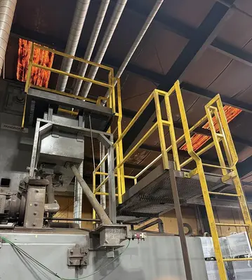Used 1997 PANGBORN ES-1821-70 Roller Conveyor Shot Blaster Pennsylvania US | Shot Blasting Equipment #1404055
