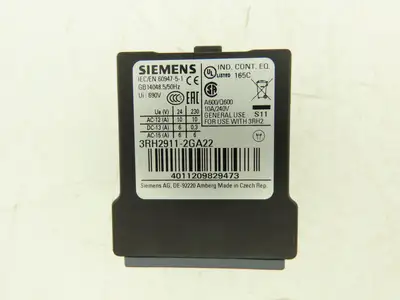 Siemens Contactor Relay Auxiliary Contact Switch Block 2NO + 2NC Lot of 5