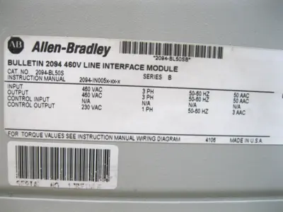 USED Allen-Bradley 2094-BL50S