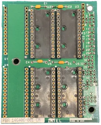 NEW LOT OF 5 INTEL PBA 146406-001 ADDER CARD PCB CIRCUIT BOARDS