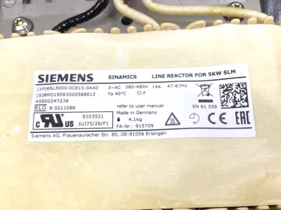 USED SIEMENS 6SL3000-0CE15-0AA0