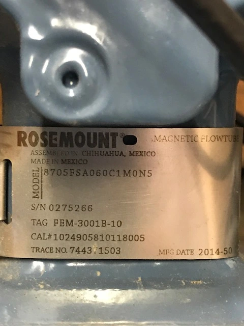 Used Rosemount 8705FSA060C1M0N5 Processing (misc) Minnesota US | Peak Machinery, Inc. #286443