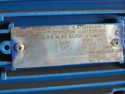 KSB ETABLOC GN 065-160/154 1.75Kw  2-1/2"x3" Centrifugal Pump End Suction 480Y