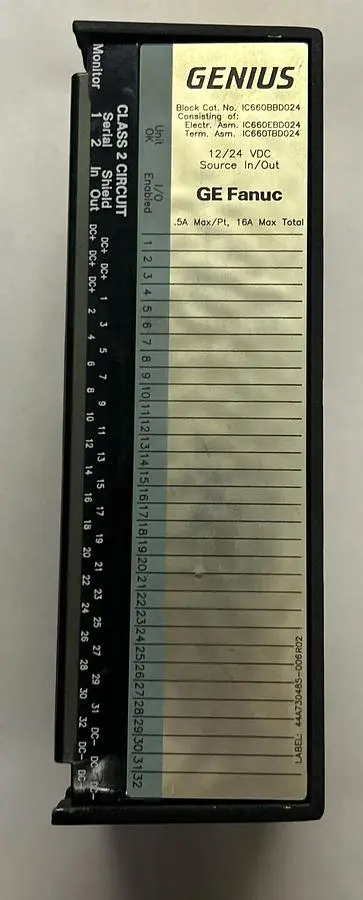Used GE FANUC IC660BBD024 PLC Input & Output Ohio US | Surplus Asset Holdings #1236262