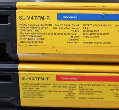 Keyence SL-V47FM-T + SL-V47FM-R Set Receiver + Transmiter (BIN455)
