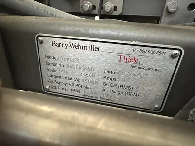 THIELE 4600 Bag Sealer Uncategorized | Global Machine Brokers, LLC (2)