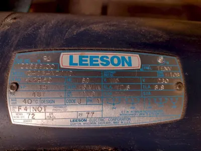 3,000 LBS X 48" X 48" ROTO-MAX HYDRAULIC SCISSOR LIFT TABLE W/ ROTARY LEWCO ROLLER CONVEYOR TOP, 110 VOLT: STOCK #20870