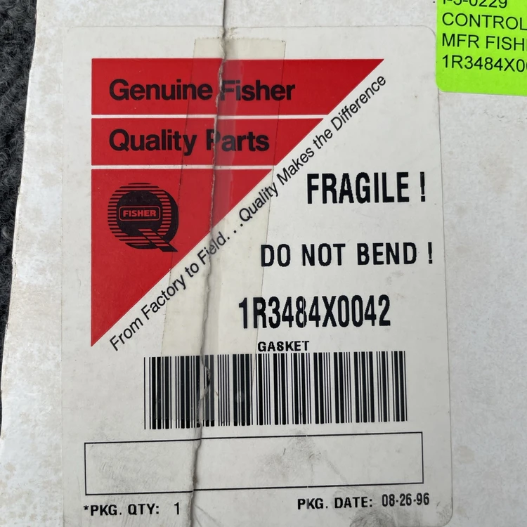 New | in-Stock Fisher 1R3484X0042 Seals & Gaskets California US | Davliegogo LLC #1707099