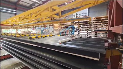 USED STAM SIEMPELKAMP SANDWICH PANEL LINE CNC