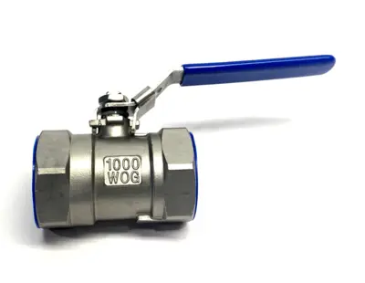 SSLBV150SP | Dixon  Stainless Steel Ball Valve, Lockable Handle 1-1/2" NPT 1000 WOG - New – Open box
