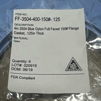 NEW Garlock FF-3504-400-150#-.125