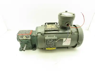 MR96101 Tigear 133 Speed Reducer Gearbox 10:1 R 5/8" LH 3Ph 460V 1/2Hp Motor Haz