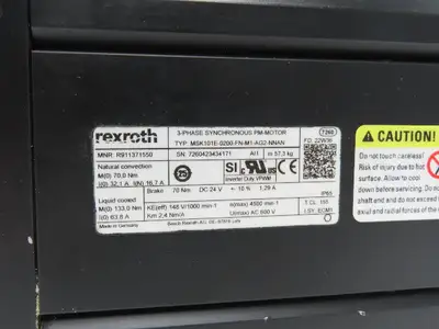 Used REXROTH _UNKNOWN_ Servo Motors Indiana US | Arrow Industrial #1316938