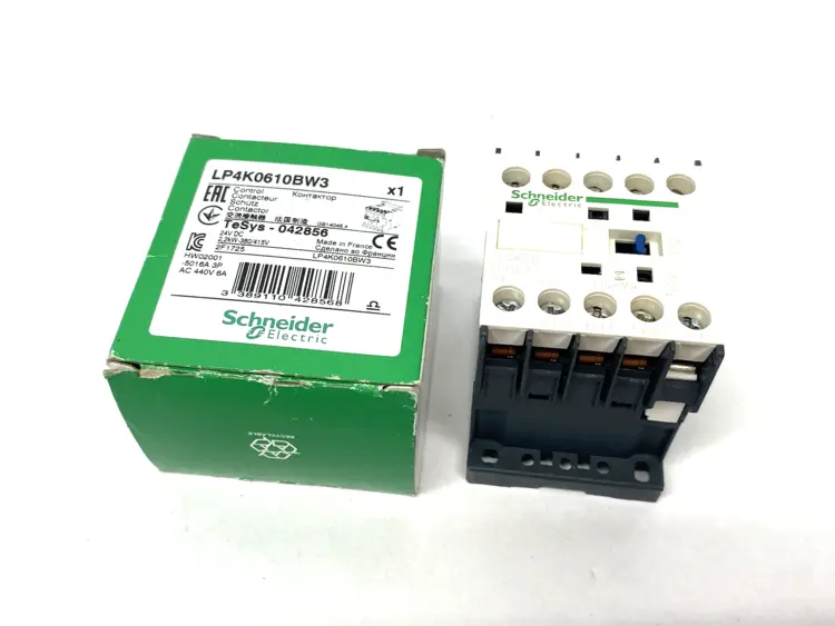 New | in-Stock Schneider Electric Contactor, TeSys K, 3P, AC-3, lt or eq to 440V PLC Contactors Michigan US | Maverick Industrial Sales #1402082
