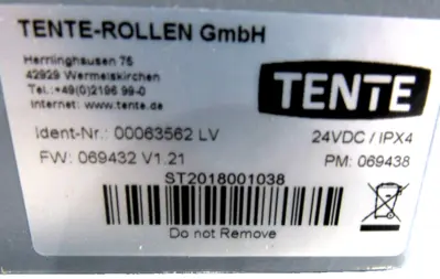 NEW TENTE 00063562 LV CONTROL MODULE 24VDC