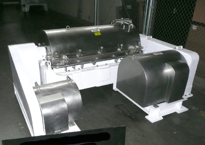 Sharples P3400 sanitary decanter centrifuge, 316SS.