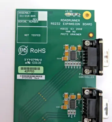 Veeco 311-014-805 Roadrunner RS232 Expansion Board NEW Sealed PCB