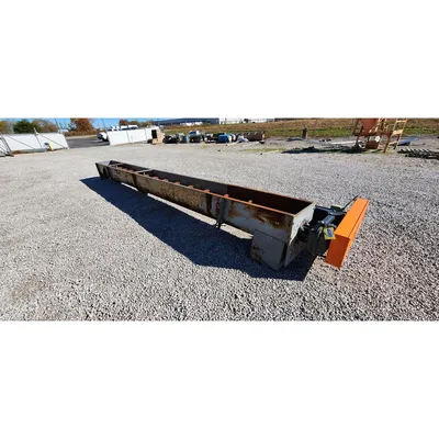 Used 5HP Mild Steel Screw Conveyor - 16" Dia. X 22' long