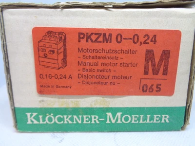 NEW KLOCKNER MOELLER PKZM 0-0,24