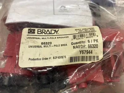 New | in-Stock BRADY 66320 Miscellaneous Equipment (Electrical & Power) Ohio US | Surplus Asset Holdings #1425659