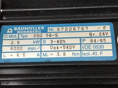 USED BAUMULLER DSG 56-S