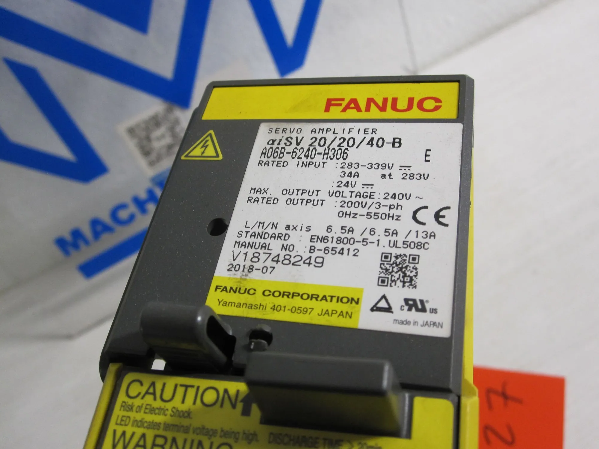 USED FANUC A06B-6240-H306