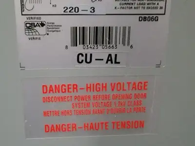 USED HAMMOND POWER SOLUTIONS INC. NMT20K030KBK