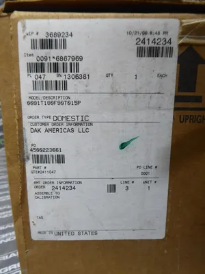 Rosemount 91T180F90T015P Thermowell with Sensor 18" Probe New NIB