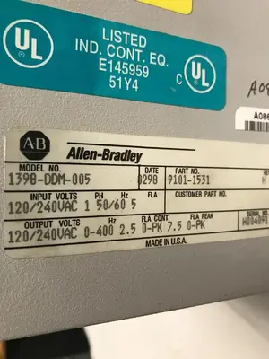 USED ALLEN-BRADLEY 1398-DDM-005