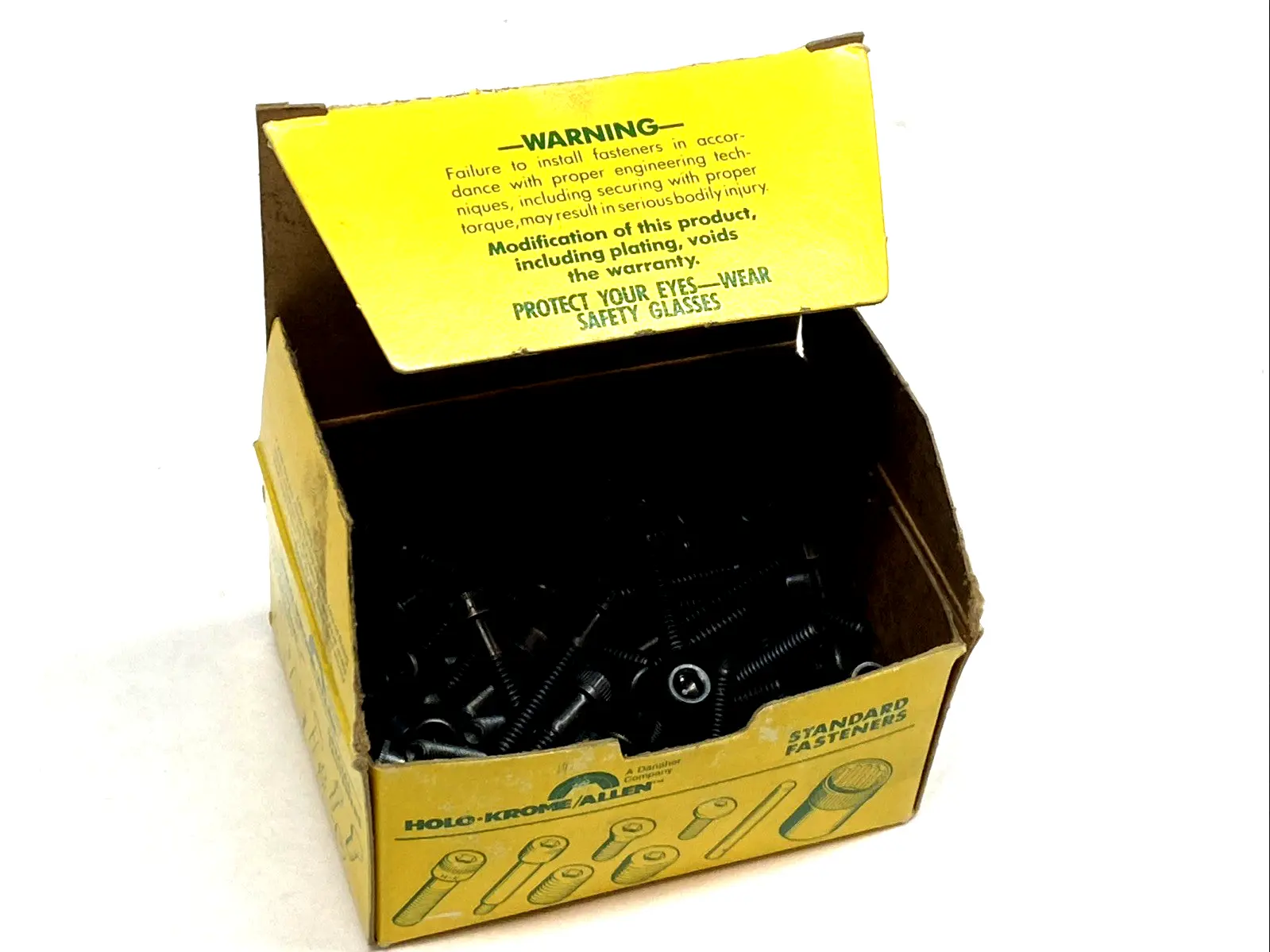 USED HOLO-KROME SOCKET HEAD CAP SCREW 10-24 X 1-1/4 ALLOY STEEL