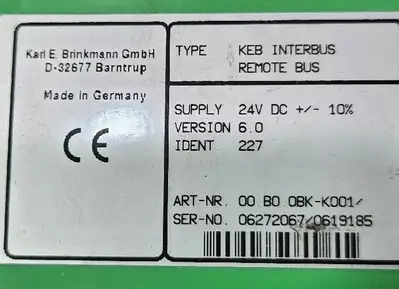 USED KEB AUTOMATION INTERBUS