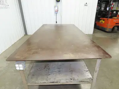 1/4" Top Steel Fabrication Welding Layout Table Work Bench 96"x48"x33"