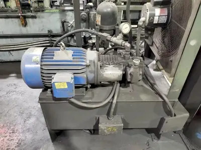 20 TON IOWA PRECISION MODEL #HP20T HUYDRAULIC CUTOFF PRESS with DIE ACCELERATOR AND BECK CONTROLS: YOBRO #25049