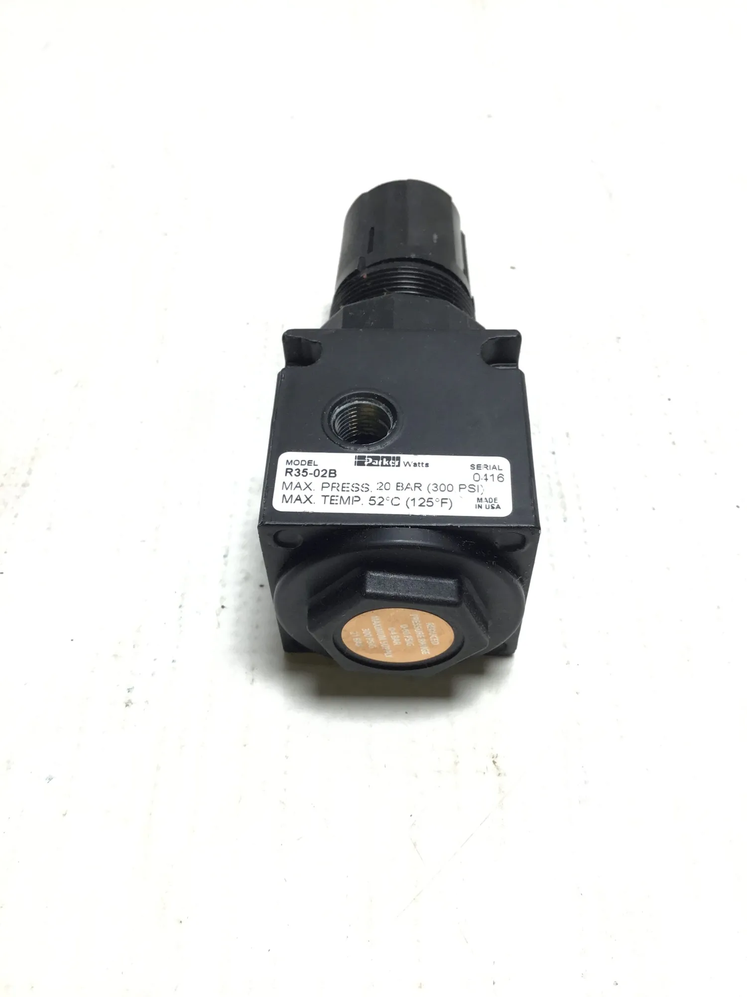 Parker Watts R35-02B Air Regulator 1/4″ Max Press 20Bar (300PSI)