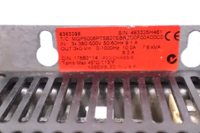 MARQUIP 178B2114 VFD P20/C- ASS STOCK #2114