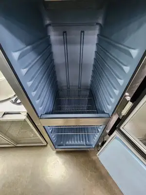 Used Delfield Used Delfield 6025XL One Section Reach In Refrigerator, (2) Right Hinge Solid Door Refrigerators Illinois US | Falcon Restaurant Supply #1376714