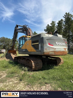 Used 2021 VOLVO EC350EL Crawler Excavators Texas US | Proxy Equipment #1663654