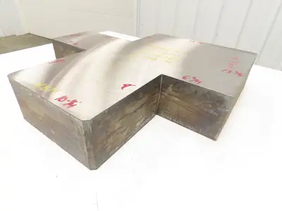 Mild Carbon Steel Flat Ground Stock 4.81" x 22-3/4" x 24-1/8"  490Lbs