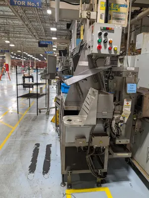 (2) Visual Inspection Tables W/ (2) Touchscreen Modules & (2) Acer Monitors